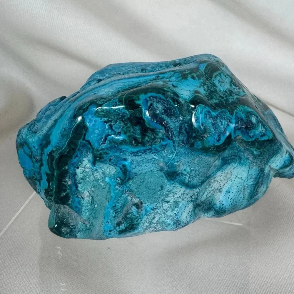 Chrysocolla And Malachite Polished Raw Form